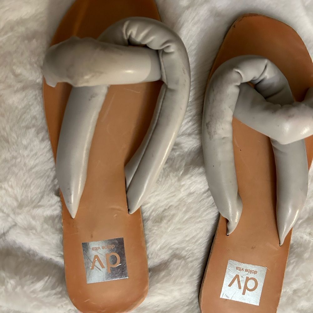Gray Dolce Vita Joanna puffer slides NWOT size 7.5‎